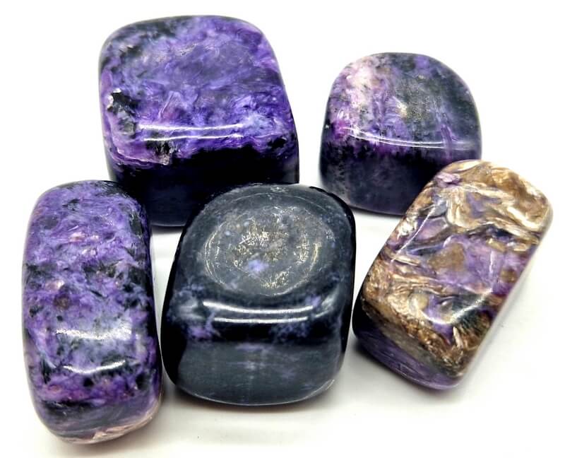 Charoite - Pierre roulée