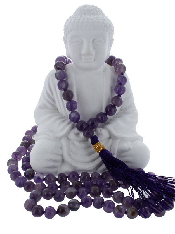 Collier Mala - Améthyste