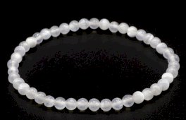 Bracelet - Sélénite AA - Perles