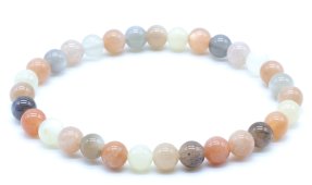 Bracelet - Pierre De Lune Multicolore - Perles