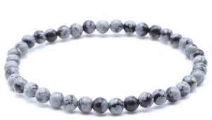 Bracelet - Obsidienne Neige